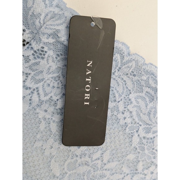 Natori 775314 Heavenly‎ Lace Boyshort Panty Underwear Large Light Blue NWT $32 - Picture 4 of 7